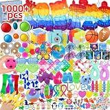 1000 Pcs Party Favors for Kids, Fidget Toys Bulk, Birthday Gift Toys, Fidgets Stocking Stuffers, Treasure Box Birthday Party, Goodie Bag Stuffers, Carnival Prizes, Pinata Filler Stuffers for Classroom