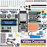 SunFounder ESP32 Ultimate Starter Kit (Compatible with Arduino) ESP32CAM, RoHS Compliant, Python C Scratch, Video Courses, IoT for Beginners Engineers, ESP32-WROOM-32E Board & Battery Included