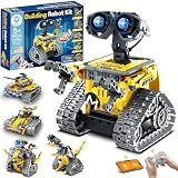 Sillbird Robot Building Kit with Remote Control STEM Gifts for Boys Age 8-13, Coding Robotic Toys for Kids Birthday, Buildable 5in1 Models with 488 Pieces