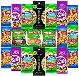 Healthy Snacks Care Package Grab And Go Variety Nuts Pack (20 Count) Include Wonderful Pistachios, Emerald Nuts, Almonds, Planters Peanuts , Blue Diamoond Almonds, Kars Nuts & More