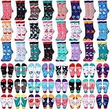 Hoosige 48 Pairs Nurse Socks Bulk Novelty Nurse Teeth Cotton Socks Medical Themed Nurses Gifts for Women Dentist Doctor Assistant Birthday Gift