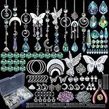 DIY Suncatchers Kit, 400pcs Sun Catchers Supplies Art and Crafts for Adults