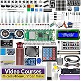 SunFounder Raspberry Pi Pico W Ultimate Starter Kit with Online Tutorials, RoHS Compliant, 450+ Items, 117 Projects, MicroPython, C/C++ (Compatible with Arduino IDE)