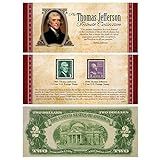 American Coin Treasures The Jefferson Tribute Collection with Rare Dollar 2 Bill