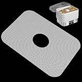 GUCUJI Pack of 5 Premium Non Stick Silicone Dehydrator Sheets Fruit Dryer Mesh for Hamilton Beach 32100A