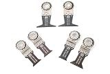 Fein 6-Piece Starlock Oscillating Tool Blade Set for Wood & Metal