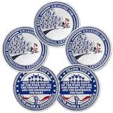 BHealthLife 5 Pcs Leadership Coins Set Appreciation Award Gift for Employee-Inspirational Coin Bulk Gifts for Coworker Staff Student