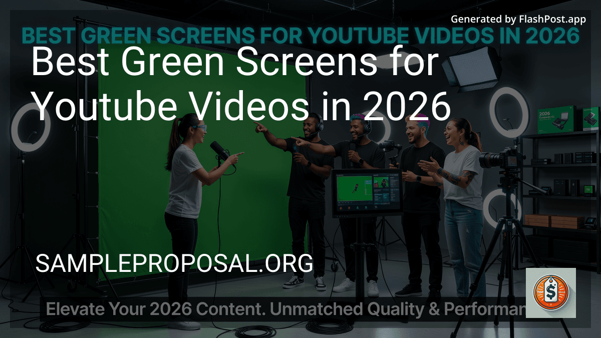 Best Green Screens for Youtube Videos in 2026 image