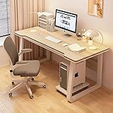 XUEGW Gaming Desk Computer Writing Table Student Art Modren Simple Style PC Wood Suitable Portable Desk for Home, Office