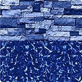 24' Round U-Bead Pool Liner Replacement for Beaded Above Ground Swimming Pools - Replaces Unibead Style Pool Liners - 25 Gauge Vinyl