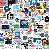 Yqskt 200PCS Programming Stickers, Coding Vinyl Decals