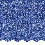 SmartLine 24 ft Round Swimming Pool Liner | Sunlight | Overlap Style | 54 Inch Wall Height | 25 Gauge Heavy Duty Virgin Vinyl | Designed for Steel Sided Above Ground Pools