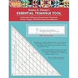 C&T Publishing Essential Triangle Tool – Half-Square & Quarter-Square Triangle Ruler Set
