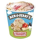 Ben & Jerry's Ice Cream Strawberry Cheesecake Non-GMO 16 oz