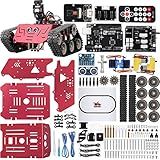ELEGOO Conqueror Robot Tank Kit with UNO R3 for Arduino Robotics for Kids Ages 8-12 12-16 STEM Science Kits Coding Robots Toys for 8+ Year Old Boys Girls Teens Circuits Engineering Building Project