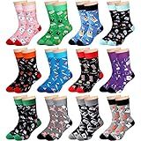 Didaey 12 Pairs Nurse Socks Women Medical Assistant Week Gift Doctor Novelty Funny Crew Sock for Dental Appreciation Gift(Nurse)