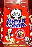 Meiji Hello Panda Family Pack Cookies, Chocolate, 9.1 oz (10 Individual Packets)