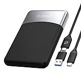 ORICO 1TB External SSD with 2 in 1 USB C Cable, Portable Solid State Drive USB 3.2 Gen 1 Up to 460MB/s, Dust and Drop Resistance, Reliable Storage for USB-C Smartphone, PC, Tablet, Labtop - M25PRO