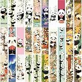 30 Pcs Panda Bookmarks for Kids Animal Theme Bookmark Cute Panda Bookmark for School Office Students Teens Book Reading Lovers Classroom Favors