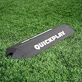 QUICKPLAY Goalkeeper Deflection Ramp - Enhance Reflexes & Hand-Eye Coordination - Heavy-Duty Rubber Construction - Portable Design for Coaches & Players