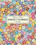 Personal Finance Budget Planner & Bill Organizer: Simple Budget Spreadsheet for Money Management | Expense Tracker with Financial Plan to Get Out of ... | Kawaii Floral Cover | Portable 8x10