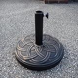 Oakland Living Antique Bronze 33 lb Round Plastic and Concrete Patio Umbrella Stand Base