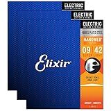 Elixir 12002 Electric Nano Super Light 9-42 (3 Pack Bundle)