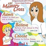 ABC Memory Cross Gospel Tracts for Children – 24-Pack – Interactive Origami Design – Teach Children Salvation Through Admit, Believe, Choose