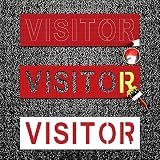 Visitor Parking Stencil Self-Adhesive 6x22 Inch