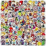 200PCS Cool Character Stickers for Water Bottles Skateboard Luggage Laptop Bumper Waterproof Vinyl Stickers Bulk for Boys Teens Adults