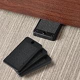 HNMZDS Furniture Levelers Plastic Shims for Leveling Black Rubber Wedge for Table Toilet Refrigerator Piano, Small Shims for Home Improvement and Work 0.2" Height(6 PCS-Black)