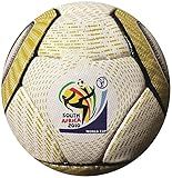 Generic 2010 South Africa World Cup Soccer Ball Golden Football Collectible Item for collectors Size 5 Hand Stitched, White