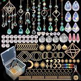 DIY Suncatchers, 400pcs Sun Catchers Supplies Kit Art and Crafts for Adults