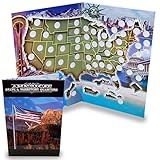 First Commemorative Mint State Quarter Collection Book Folder Map