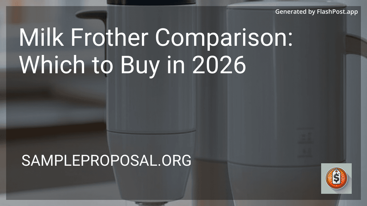 Milk Frother Comparison: Which to Buy in 2026 preview