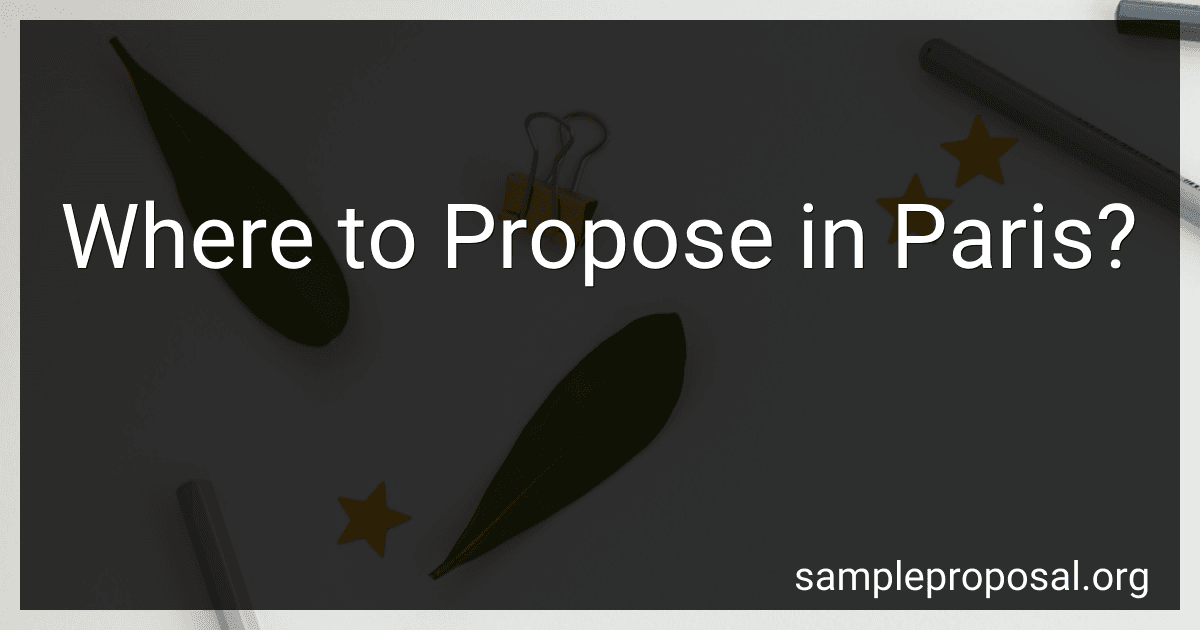 Where to Propose in Paris? image