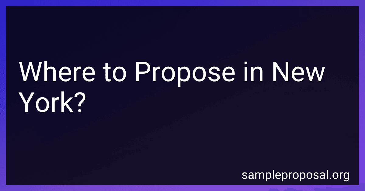 Where to Propose in New York? image