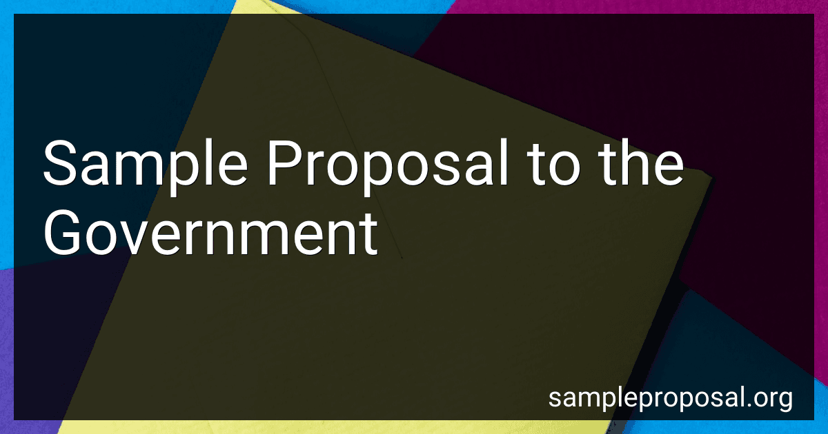 Sample Proposal to the Government image
