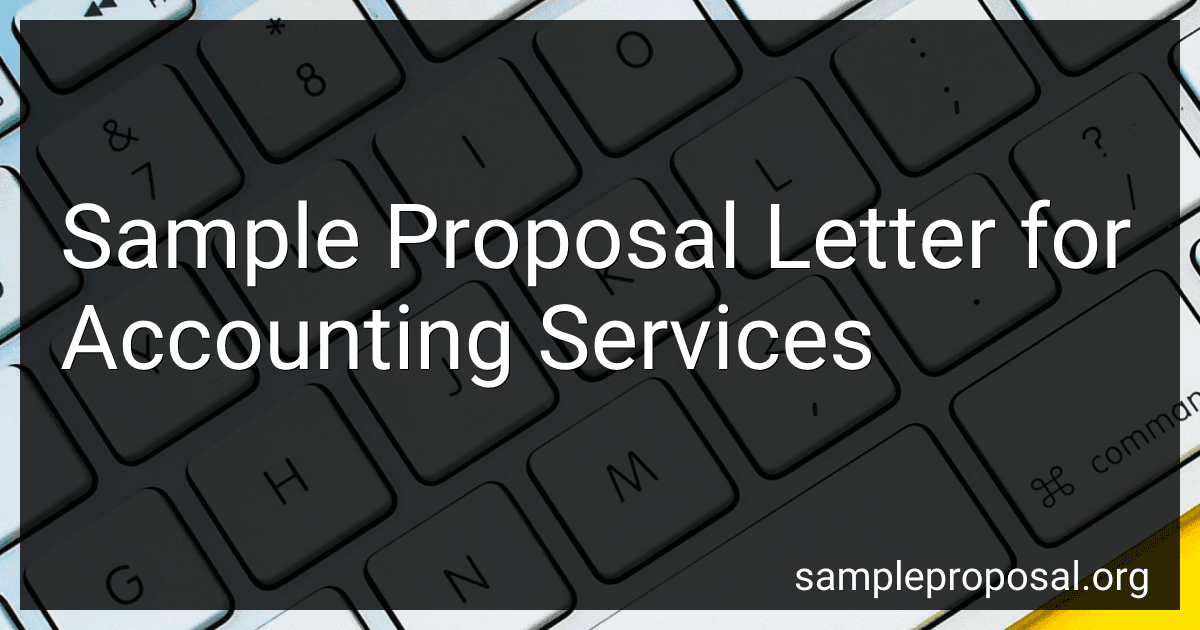 Sample Proposal Letter for Accounting Services image