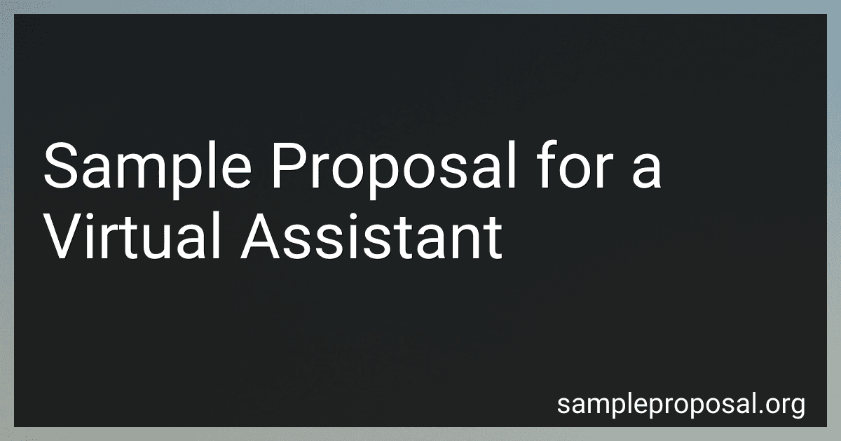 Sample Proposal for a Virtual Assistant image