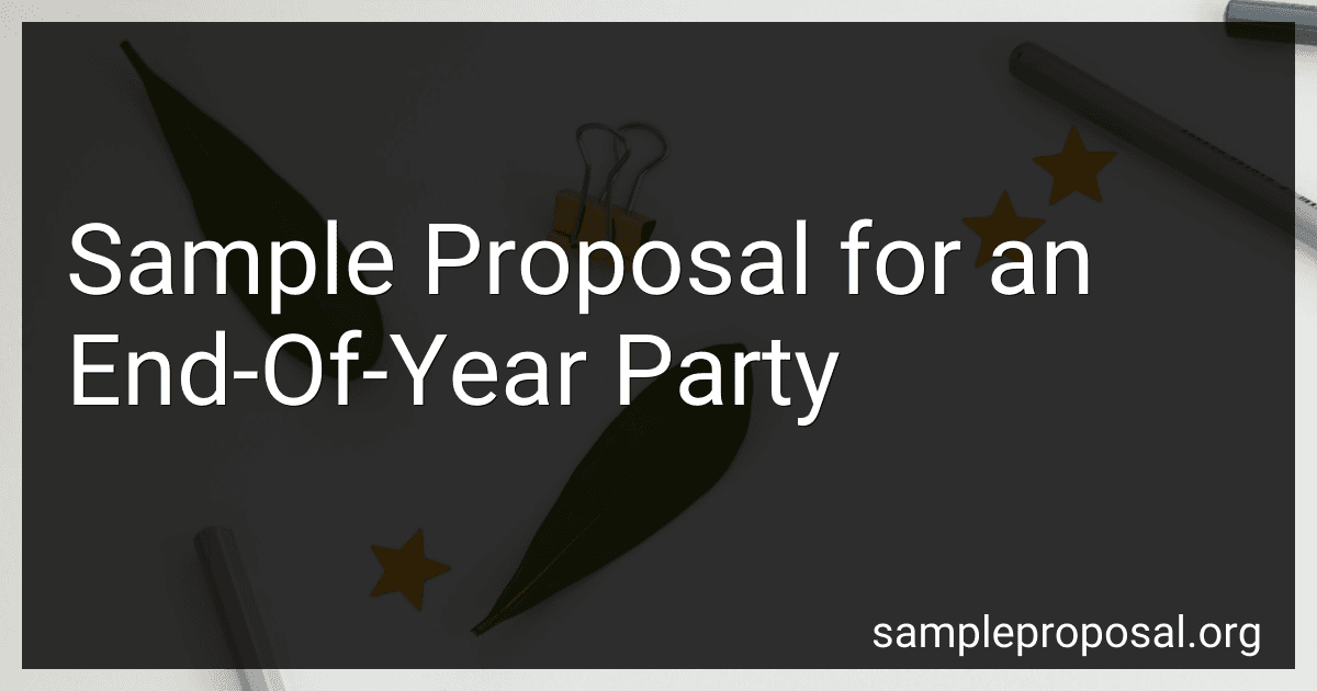 Sample Proposal for an End-Of-Year Party image