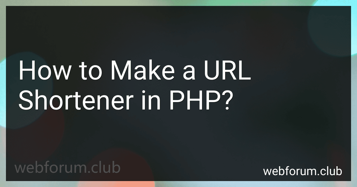 How to Make a URL Shortener in PHP? image