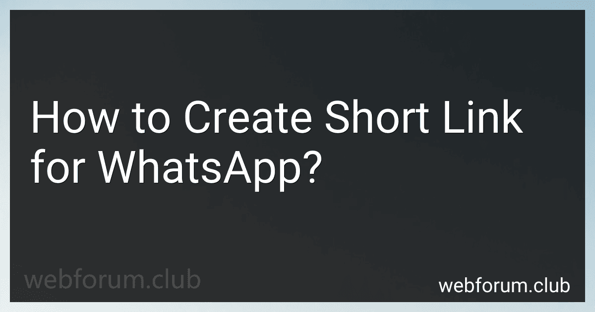 How to Create Short Link for WhatsApp? preview