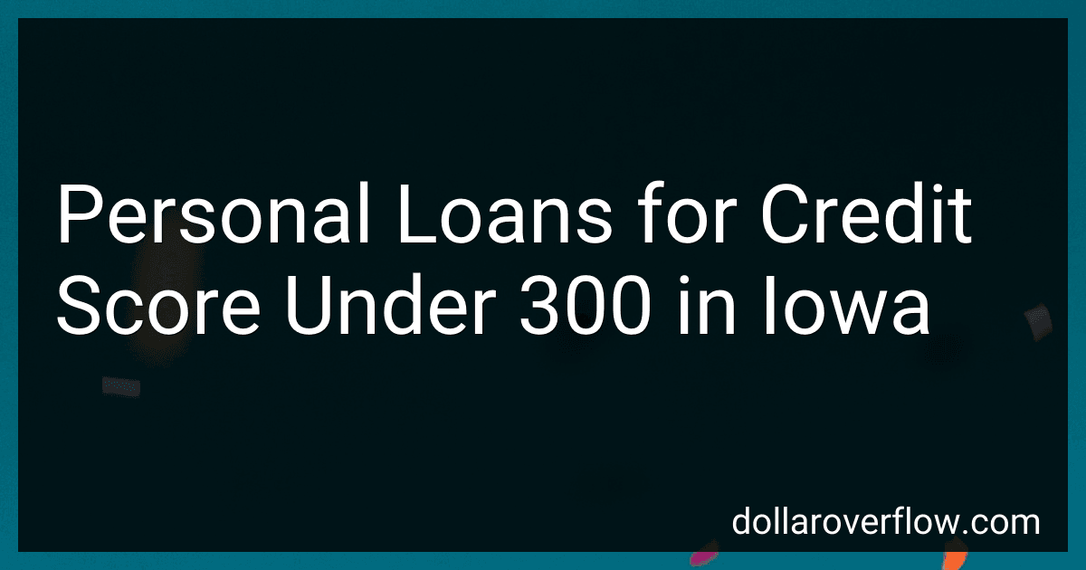 Personal Loans for Credit Score Under 300 in Iowa image