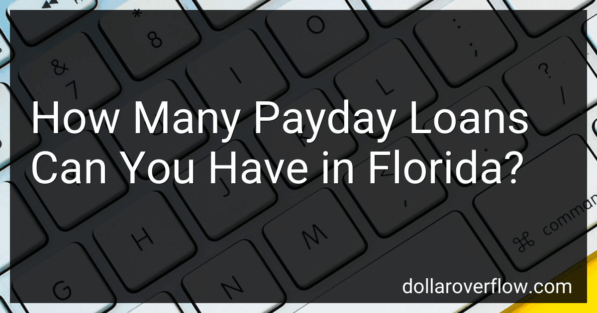 How Many Payday Loans Can You Have in Florida? image