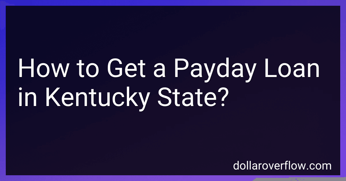 How to Get a Payday Loan in Kentucky State? image