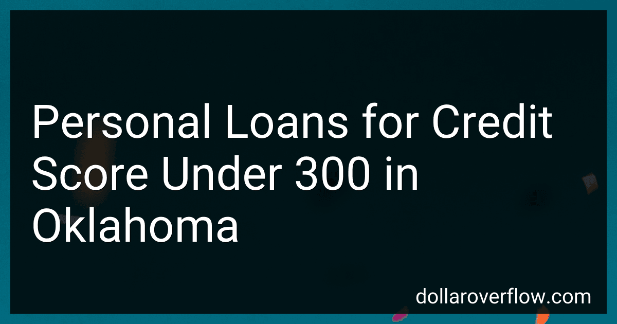 Personal Loans for Credit Score Under 300 in Oklahoma image