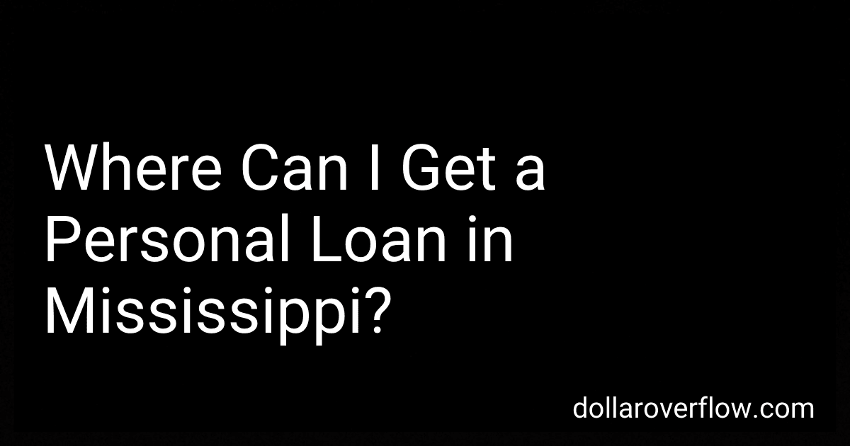 Where Can I Get a Personal Loan in Mississippi? image