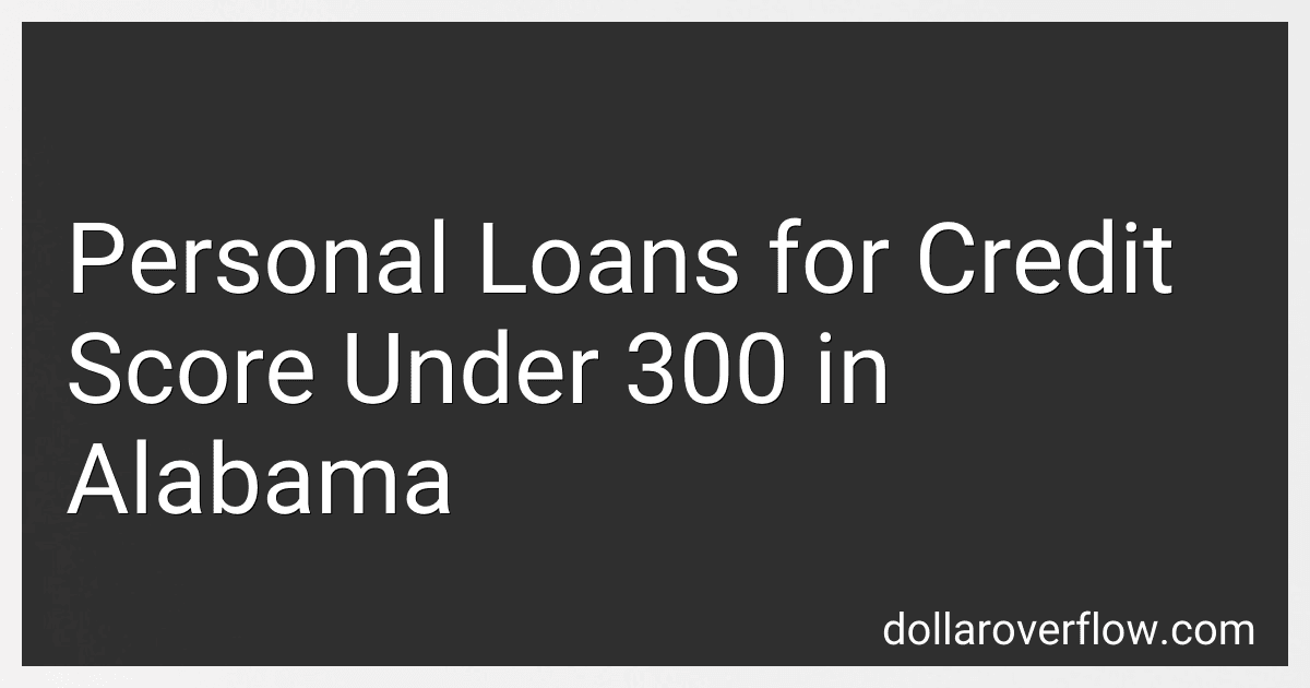 Personal Loans for Credit Score Under 300 in Alabama image