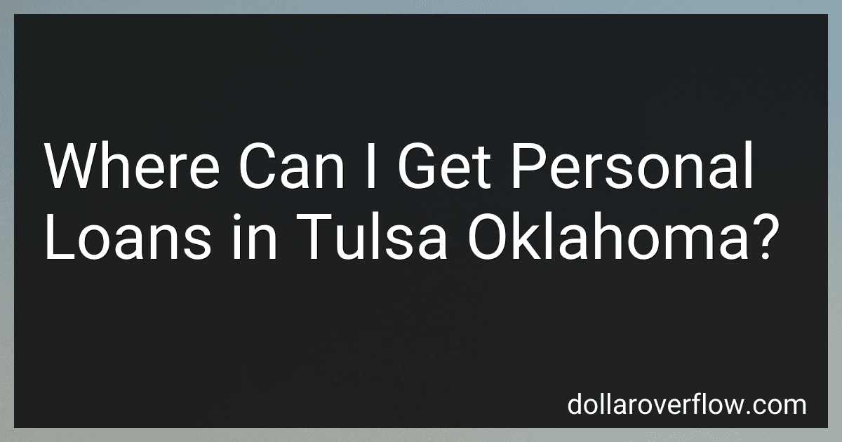 Where Can I Get Personal Loans in Tulsa Oklahoma? image